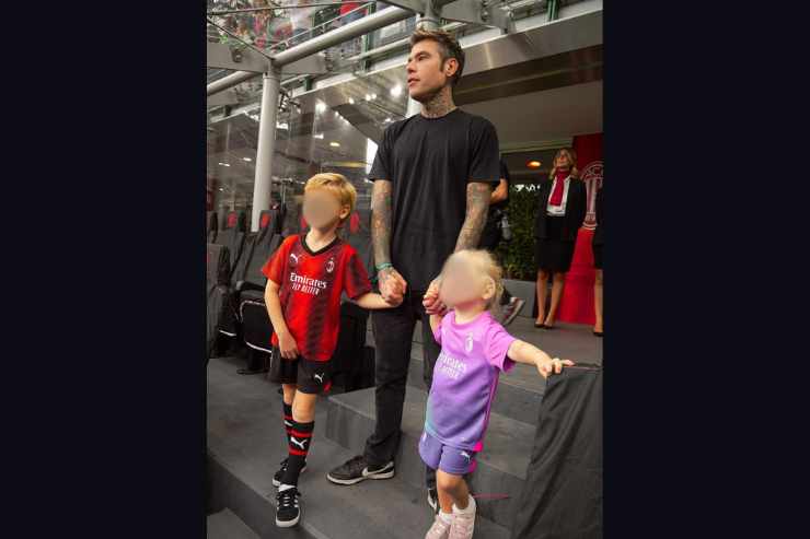 fedez con i figli