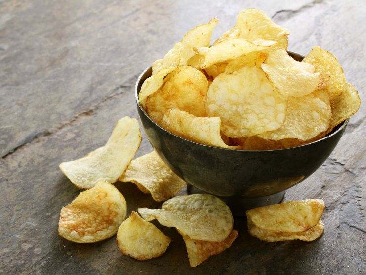 ricetta chips di riso