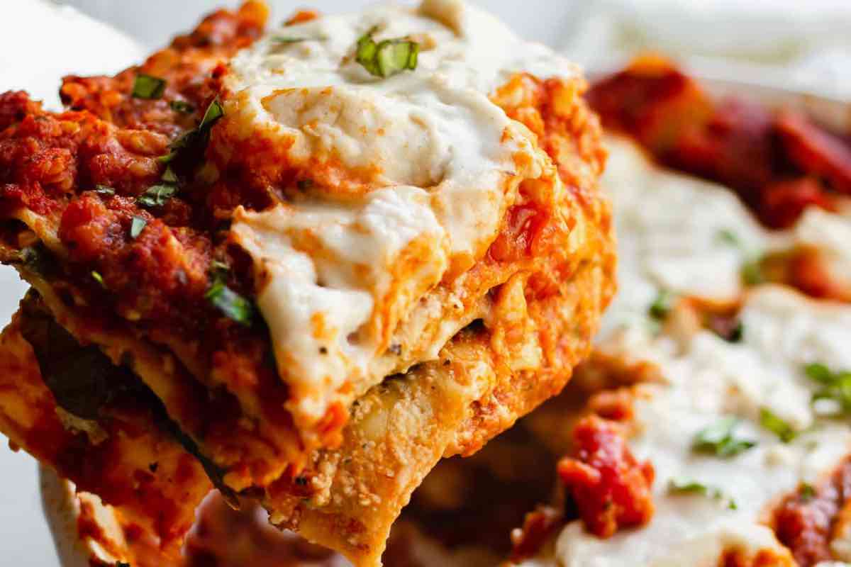 Lasagna vegana