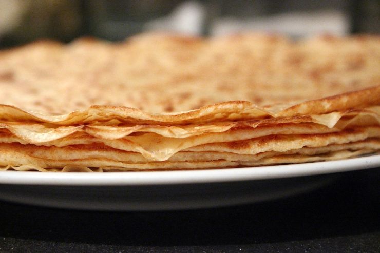 Crepes di carciofi vegane